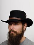 Шляпа STETSON арт. 3598120 GAMBLER WOOLFELT (черный)